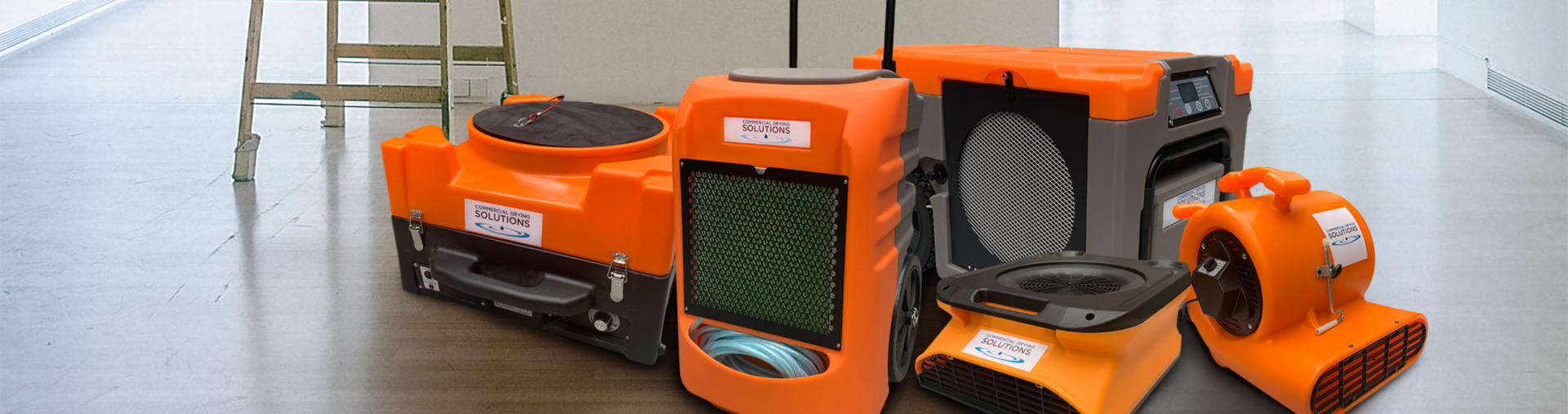 Dehumidifiers, Air Movers, and Air Scrubbers by Commercial Drying Solutions